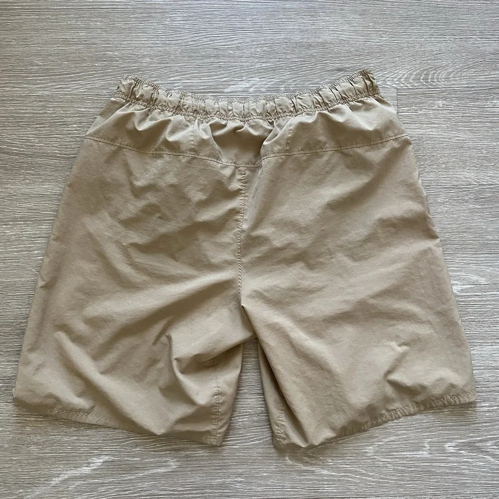 The North Face Lightweight Hiking Shorts Men's L Beige Flash Dry Lined Outdoor